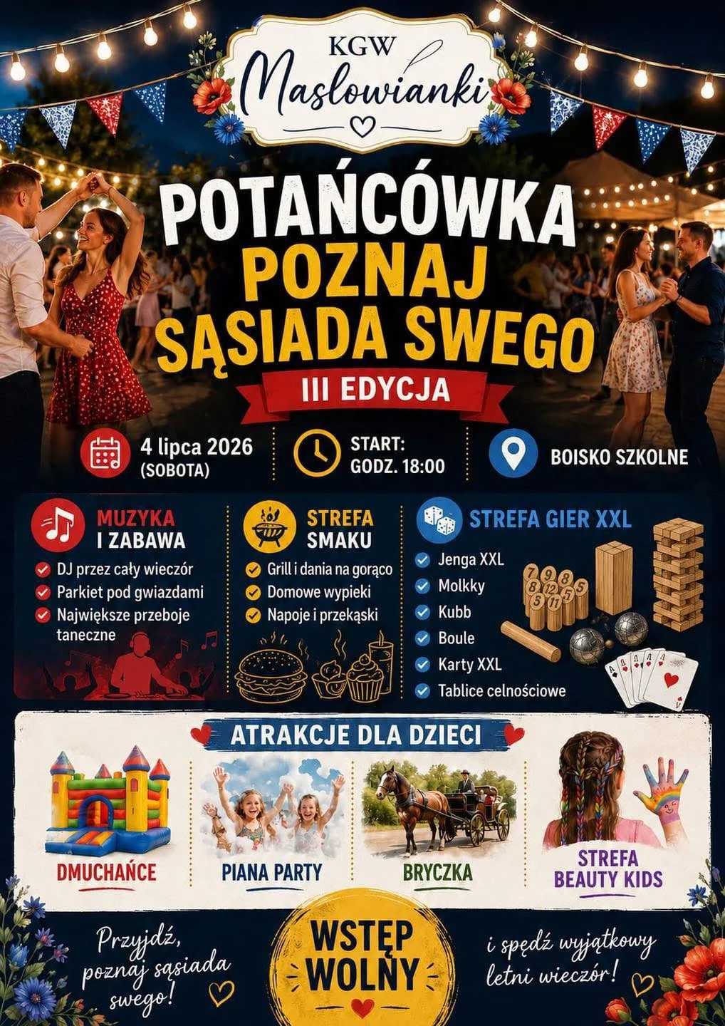 Potańcówka w Masłowie z KGW Masłowianki