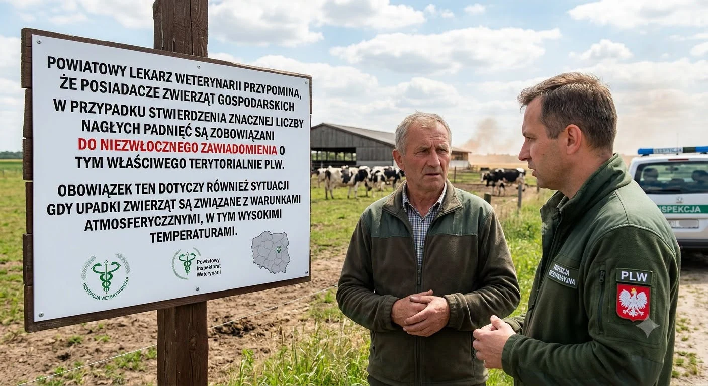 Ważny obowiązek hodowców: zgłaszaj masowe padnięcia zwierząt