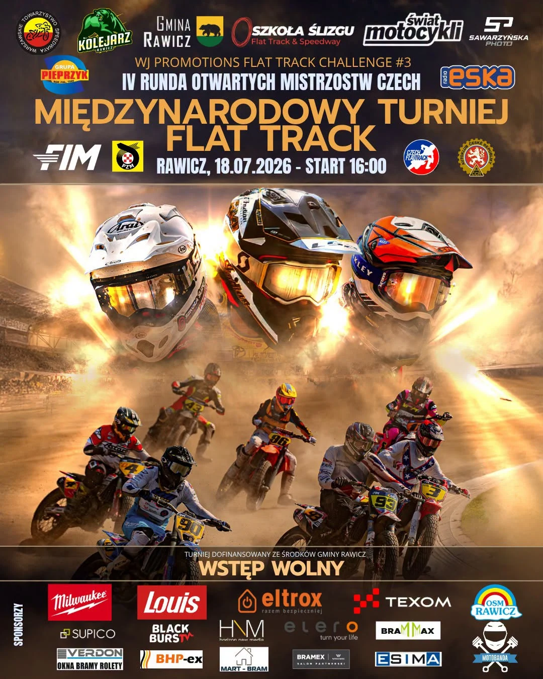 Rawicz FT Challenge 2026 – bezpłatne zawody flat tracka już w sobotę