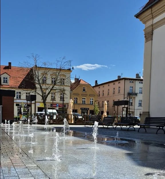 Fontanna na rawickim rynku tymczasowo nieczynna