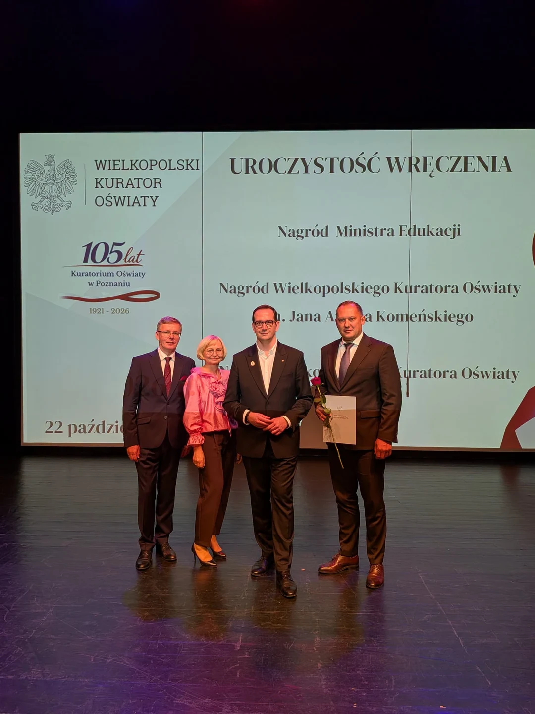 Nauczyciele z I LO w Rawiczu wyróżnieni przez Ministra i Kuratora